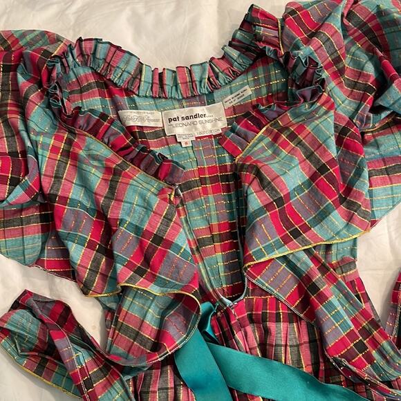 70’s Vintage Pat Sandler Leonard Sunshine Saks Fifth Ave Gown Sz 8 (Modern 4/6) - Picture 10 of 10